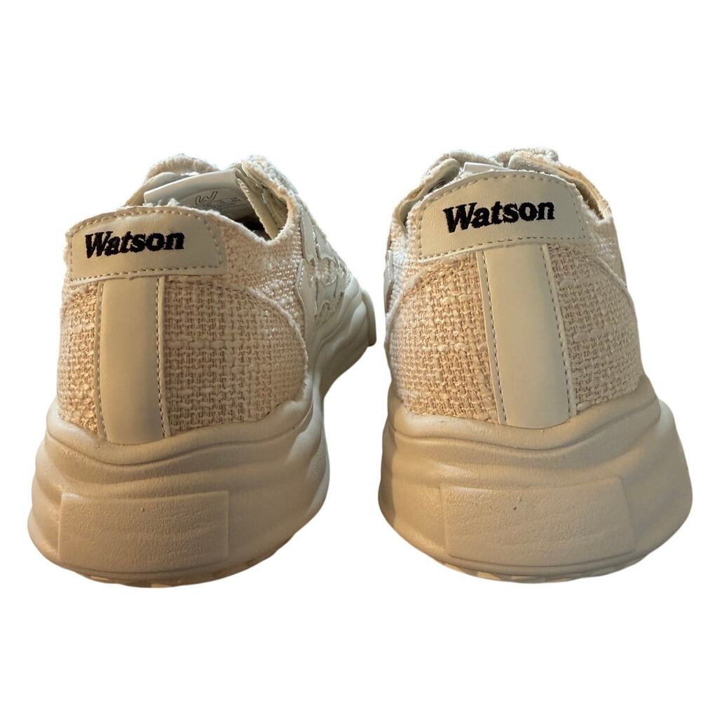 NEW Watson Men's Vulcan Sneakers Color: Cream/Off White Size 10 - Picture 5 of 11